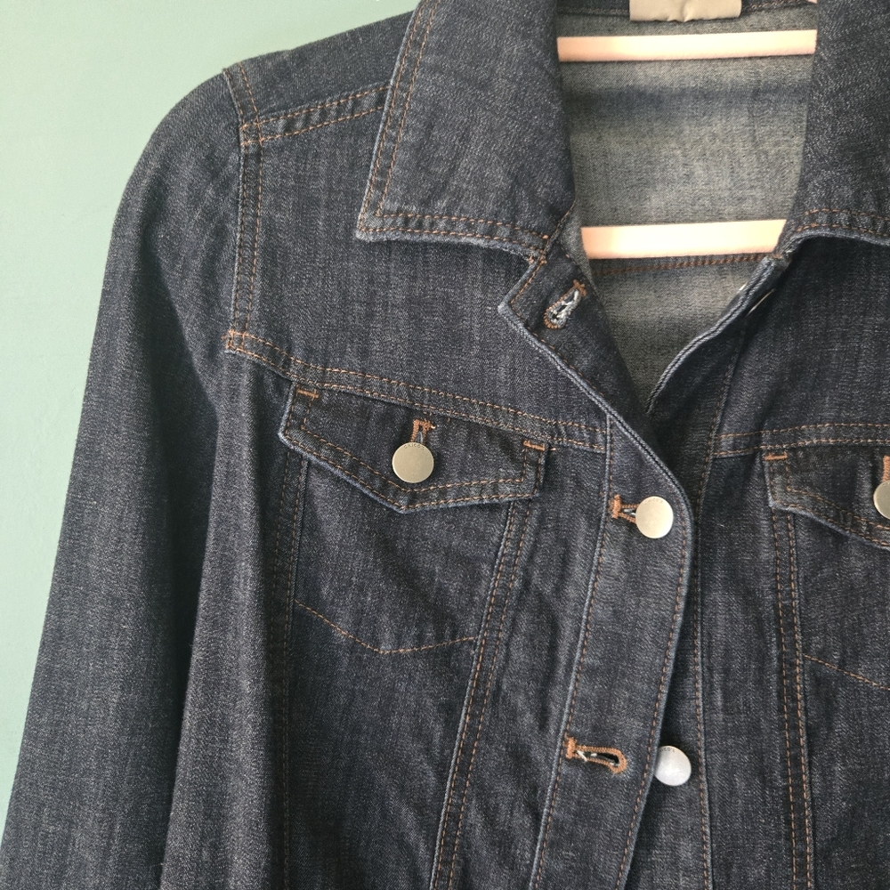 Chico's Blue Jean Jacket Classic Denim Style